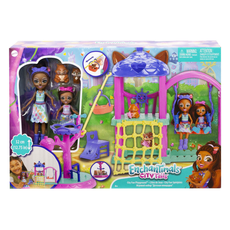 Afbeelding laden in galerijviewer, Mattel Enchantimals Urban Playground Speelset