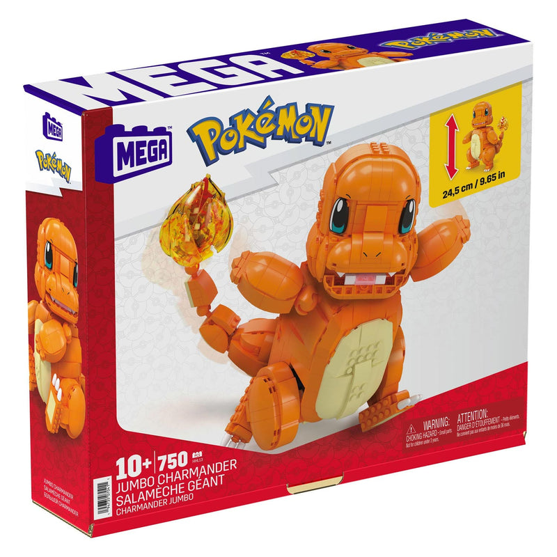 Afbeelding laden in galerijviewer, Mattel mega construx pokémon bouwset - jumbo charmander