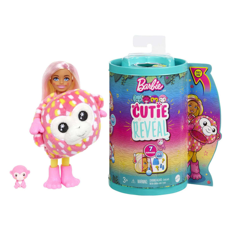 Afbeelding laden in galerijviewer, Mattel Cutie Reveal Chelsea Pop Series Aap