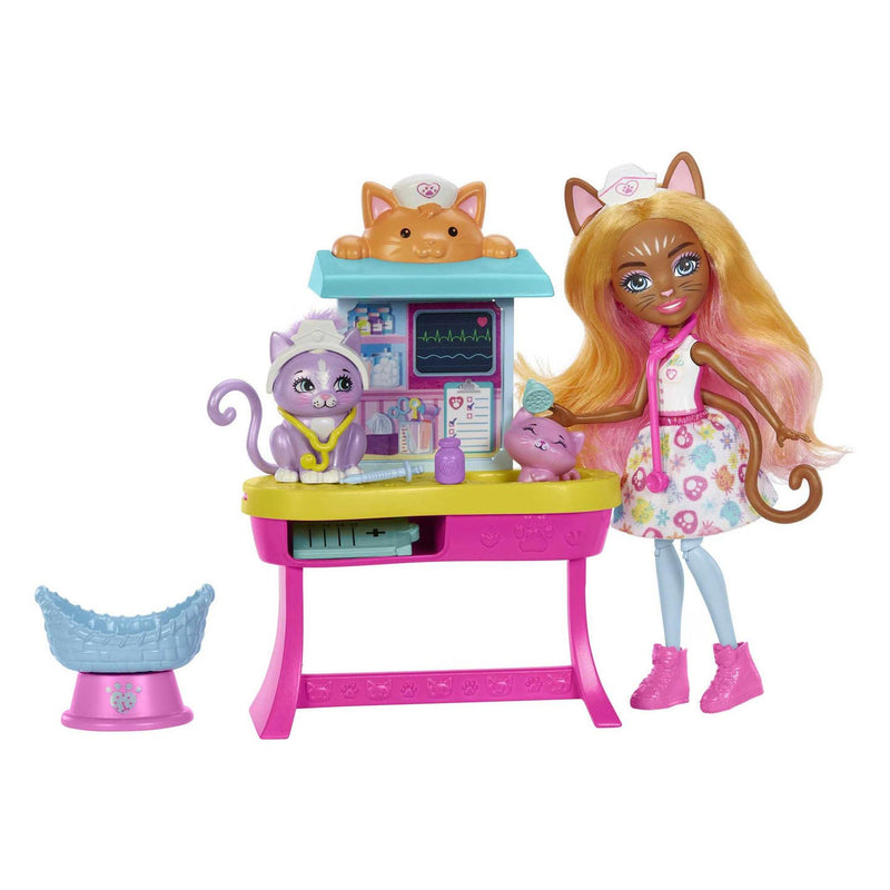 Afbeelding laden in galerijviewer, Mattel Enchantimals City Tails Dokterspraktijk Speelset