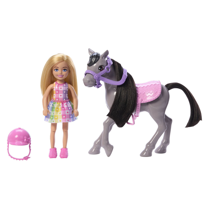 Afbeelding laden in galerijviewer, Mattel barbie chelsea pop and pony speelset