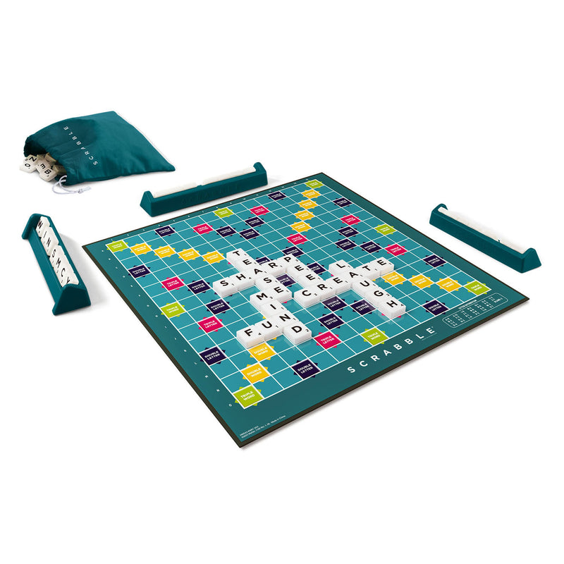 Afbeelding laden in galerijviewer, Mattel scrabble 2in1 bordspel