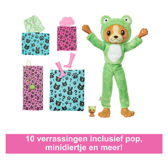 Afbeelding laden in galerijviewer, Mattel barbie costume cuties reveal modepop
