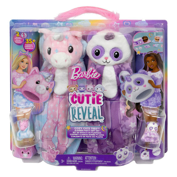 Afbeelding laden in galerijviewer, Mattel Cutie Reveal Modepop Slaapfeest