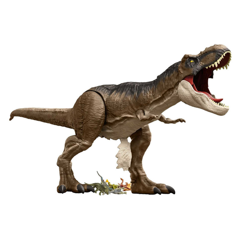 Afbeelding laden in galerijviewer, Mattel jurassic world dominion super colossal t-rex dinosaurus speelfiguur