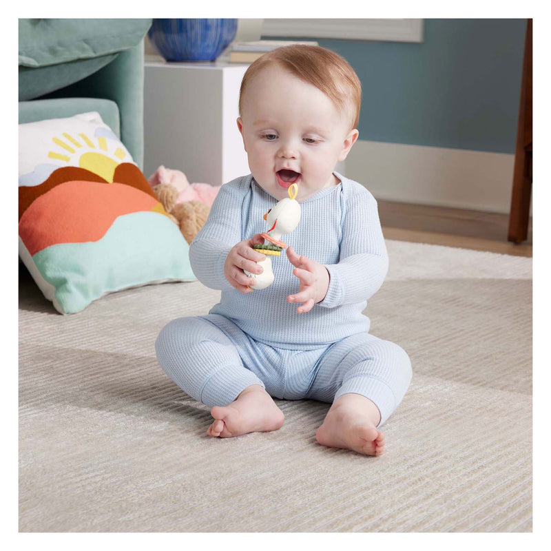 Afbeelding laden in galerijviewer, Fisher price bijt rammelaar eend