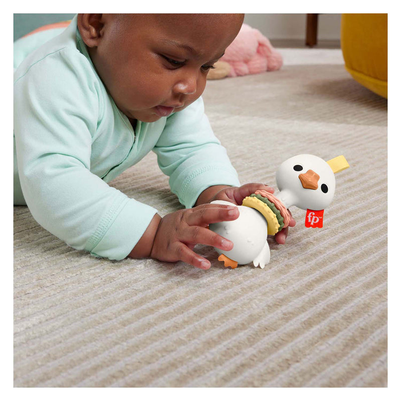 Afbeelding laden in galerijviewer, Fisher price bijt rammelaar eend