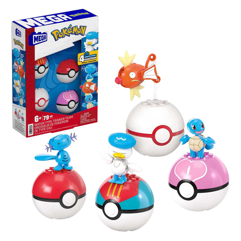 Afbeelding laden in galerijviewer, Mattel mega construx pokémon bouwset - magikarp, shellder en quaxly