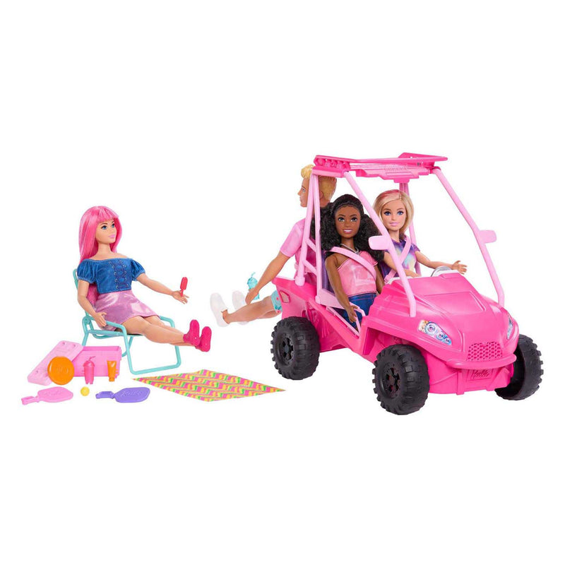 Afbeelding laden in galerijviewer, Barbie mysteries beach detectives ultieme strandbuggy, pop, voertuig en accessoires