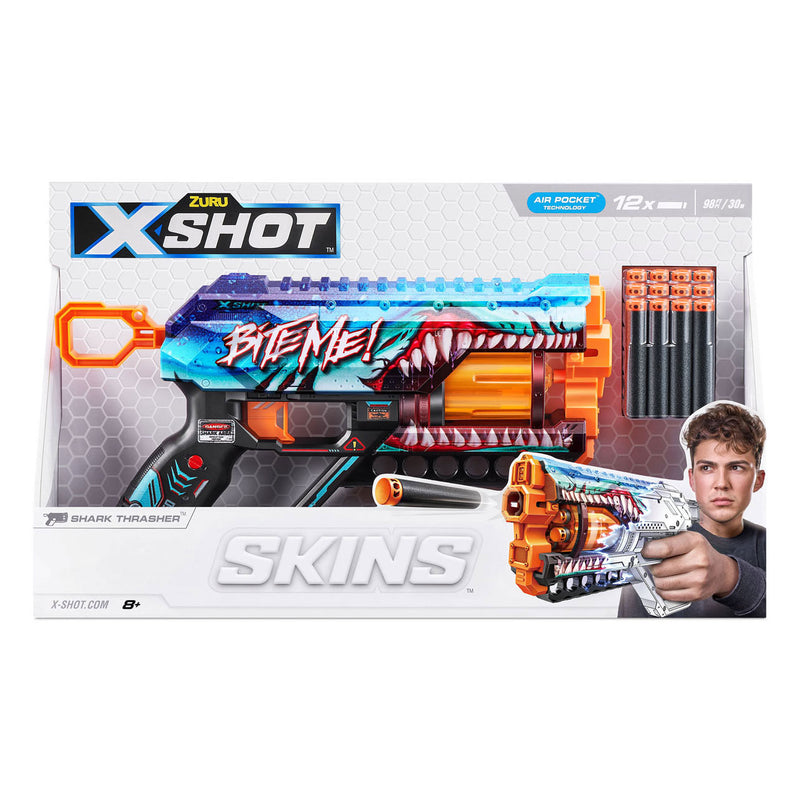 Afbeelding laden in galerijviewer, Xshot zuru x-shot skins griefer met 12 darts