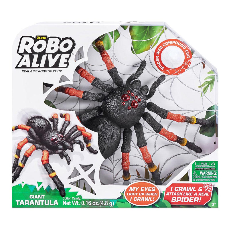 Afbeelding laden in galerijviewer, Zuru robo alive giant tarantula met spinnenweb slijm