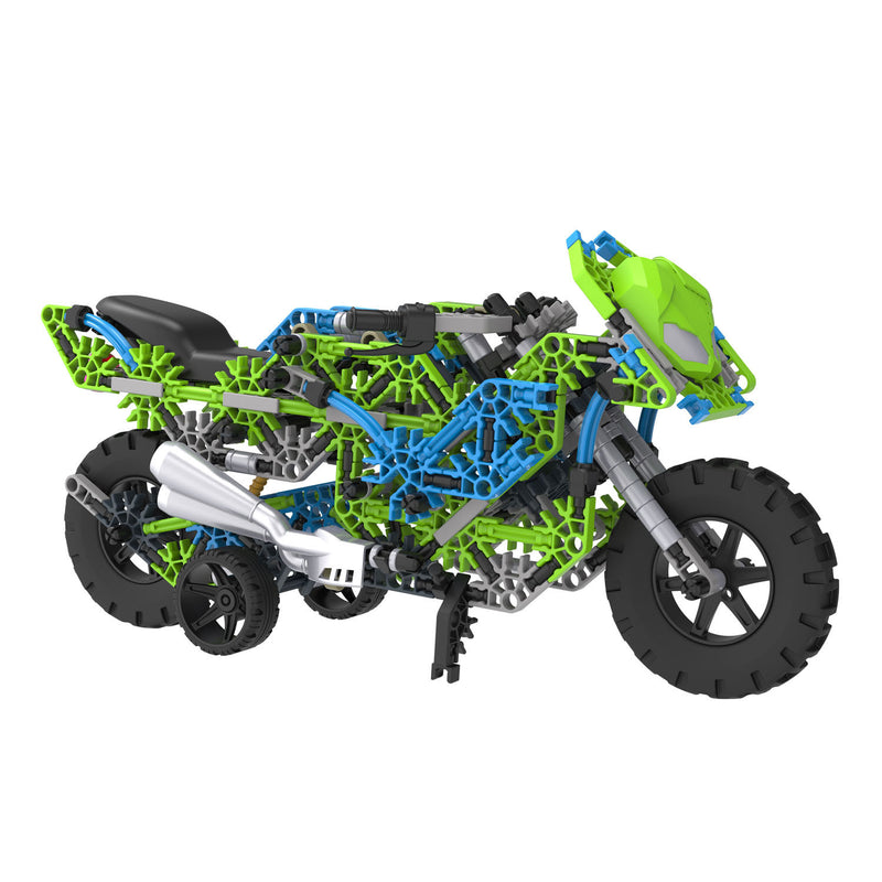 Afbeelding laden in galerijviewer, K'nex bouwset mega motorcycle, 456dlg.