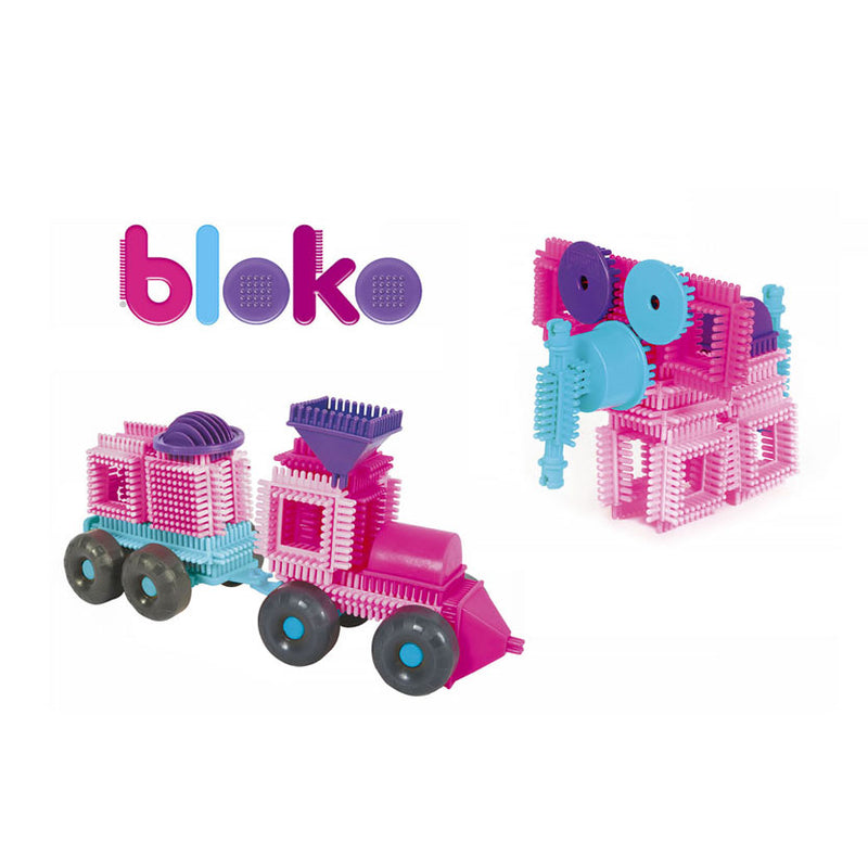 Afbeelding laden in galerijviewer, Boti Bloko Nopper Bouwblokken Roze, 50dlg.