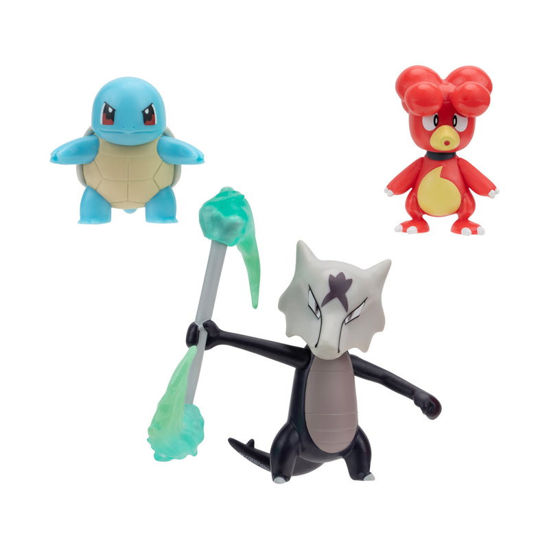 Afbeelding laden in galerijviewer, Boti pokémon batte figuur set - magby, alolan, marow, 3st.