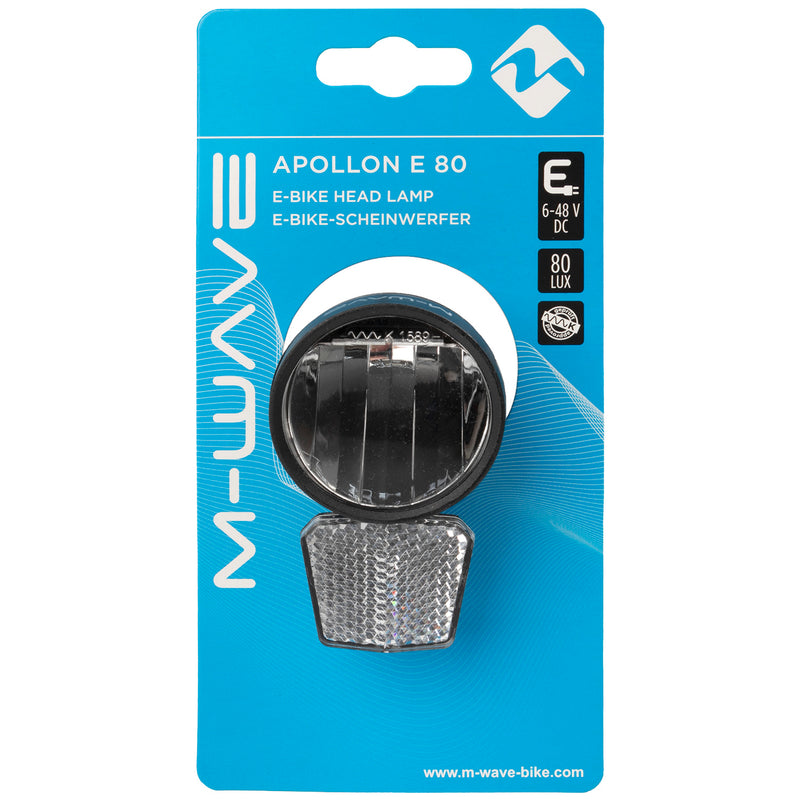 Afbeelding laden in galerijviewer, M-wave apollon e 80 e-bike front light