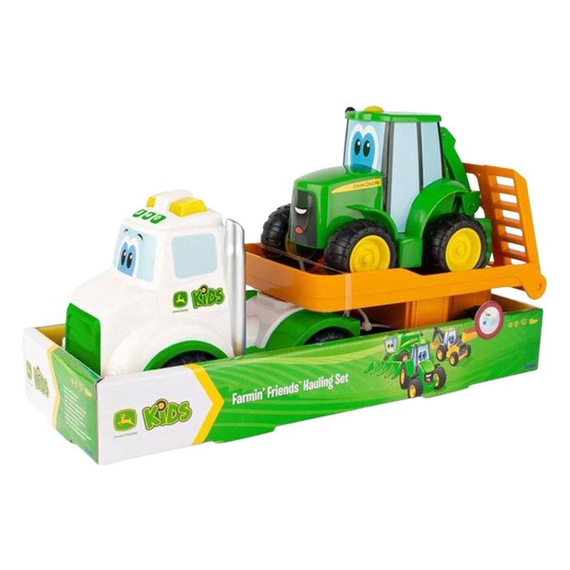 Afbeelding laden in galerijviewer, Spectron john deere farmin friends transporter set