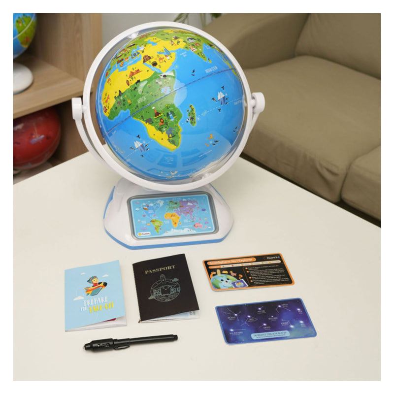 Afbeelding laden in galerijviewer, Gear2play orboot explorer interactieve wereldbol – spelenderwijs de wereld ontdekken – incl. app 3d beelden - educatief