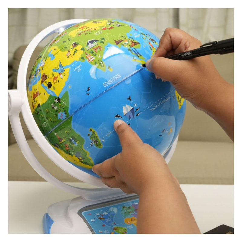 Afbeelding laden in galerijviewer, Gear2play orboot explorer interactieve wereldbol – spelenderwijs de wereld ontdekken – incl. app 3d beelden - educatief