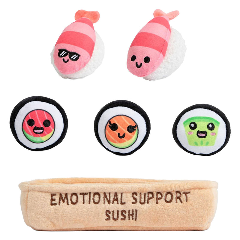 Afbeelding laden in galerijviewer, Just play emotional support sushi knuffels - kawaii pluche set