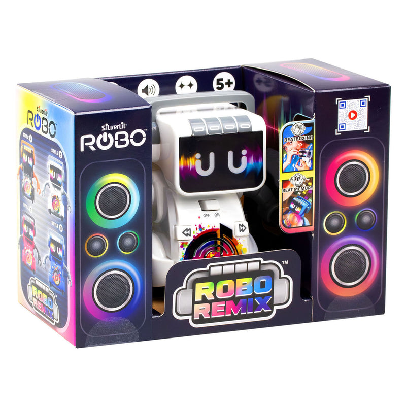 Afbeelding laden in galerijviewer, Silverlit robo remix wit dansrobot - incl. led verlichting