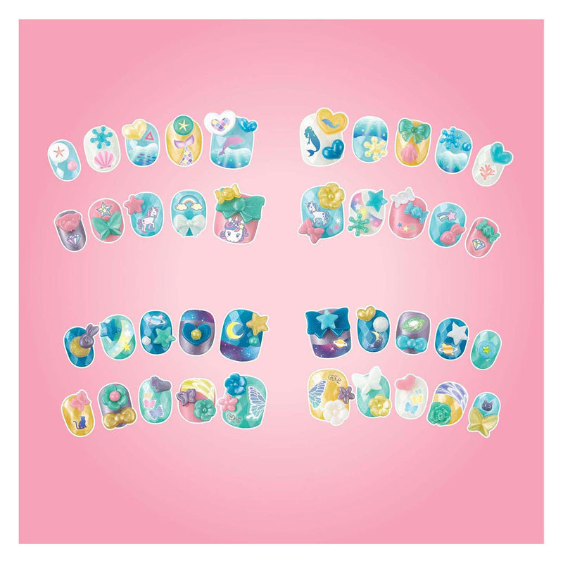 Afbeelding laden in galerijviewer, Aquabeads magische navulling nagelset- 40 nagels