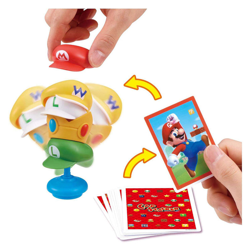 Afbeelding laden in galerijviewer, Epoch the super mario cap stacker balansspel