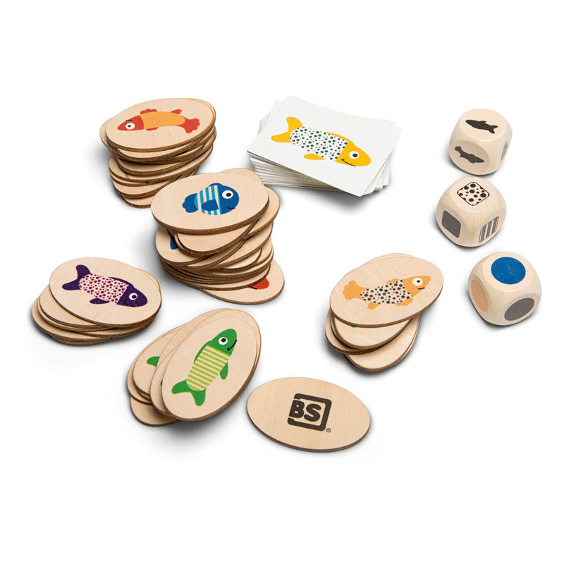 Afbeelding laden in galerijviewer, BS Toys Houten Spel Vind de Vis