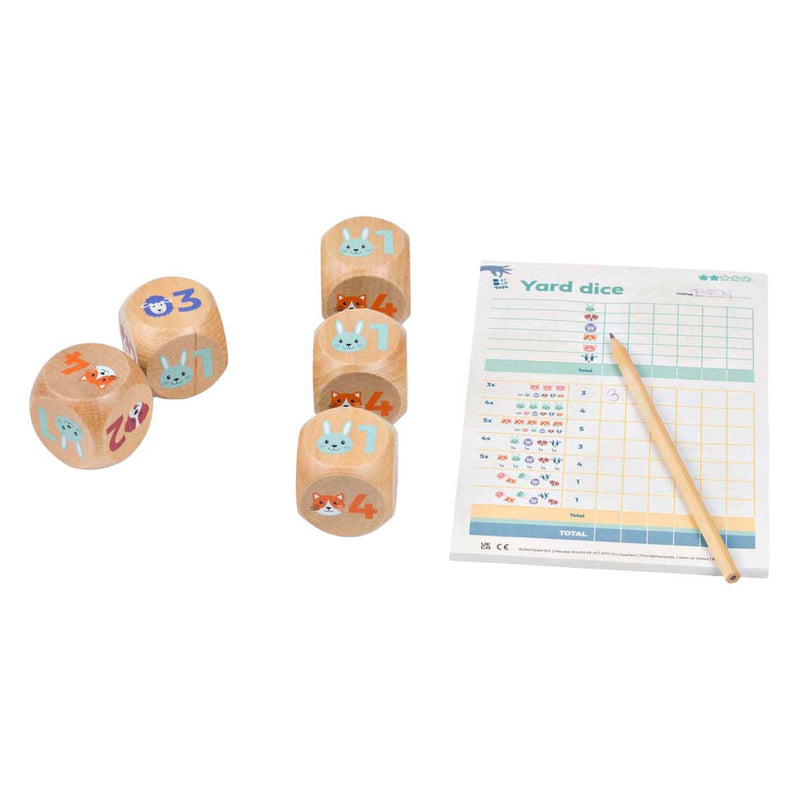 Afbeelding laden in galerijviewer, Bs toys houten yatzy junior - 6dlg.