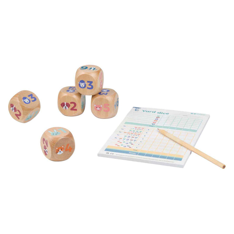 Afbeelding laden in galerijviewer, Bs toys houten yatzy junior - 6dlg.