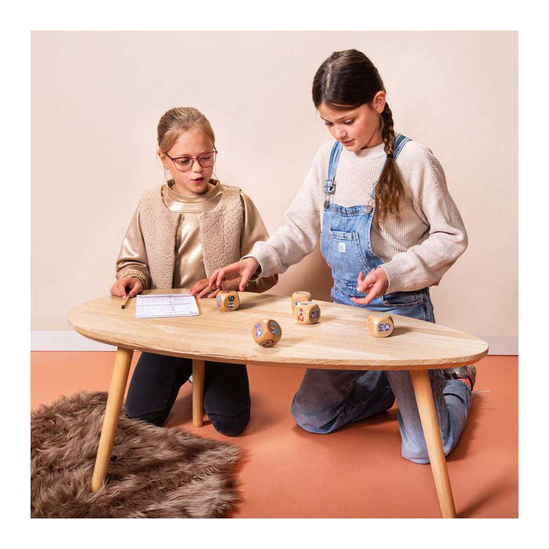 Afbeelding laden in galerijviewer, Bs toys houten yatzy junior - 6dlg.