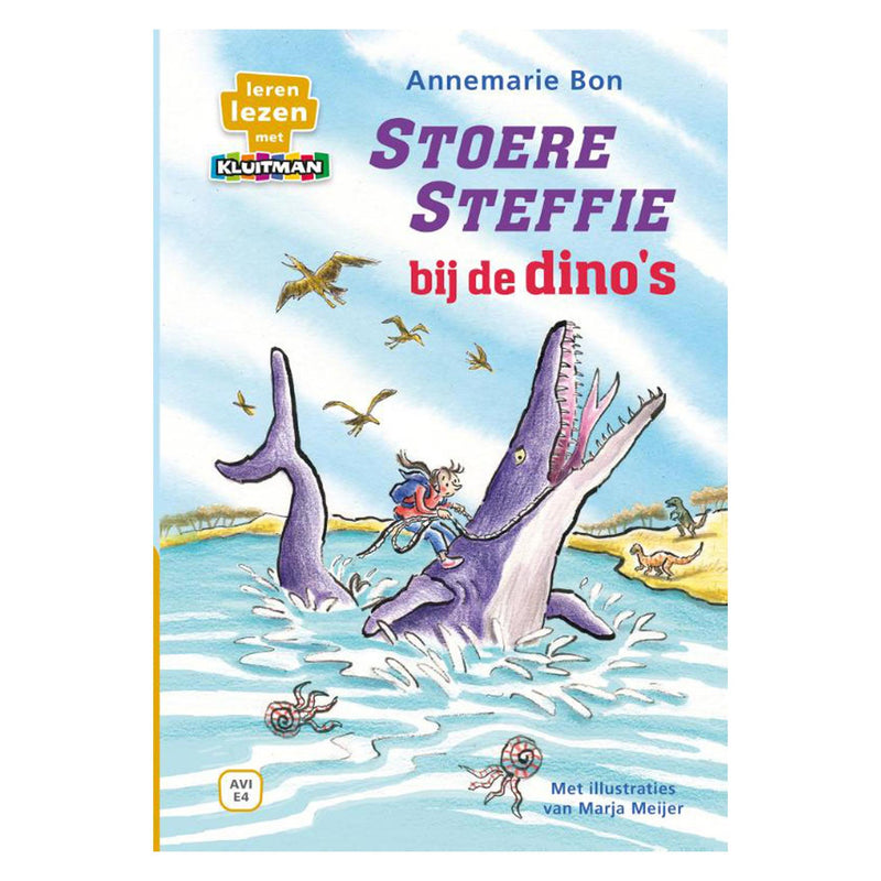 Afbeelding laden in galerijviewer, Uitgeverij kluitman stoere steffie bij de dino's - avi-e4