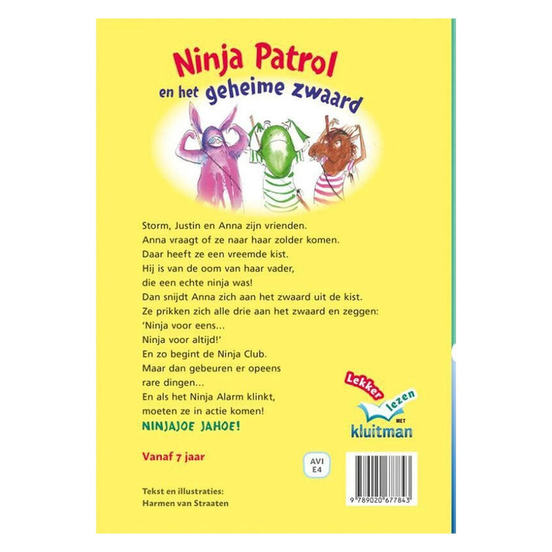 Afbeelding laden in galerijviewer, Kluitman ninja patrol en het geheime zwaard avi-e4