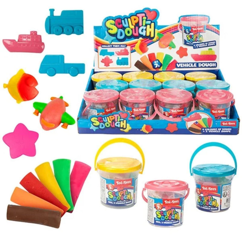 Afbeelding laden in galerijviewer, Toi-toys toi toys sculptidough kleiset in emmer
