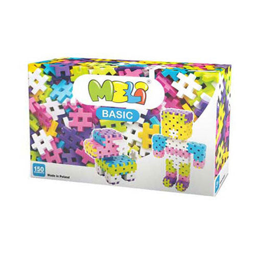Afbeelding laden in galerijviewer, Meli basic roze bouwblokken, 150dlg.