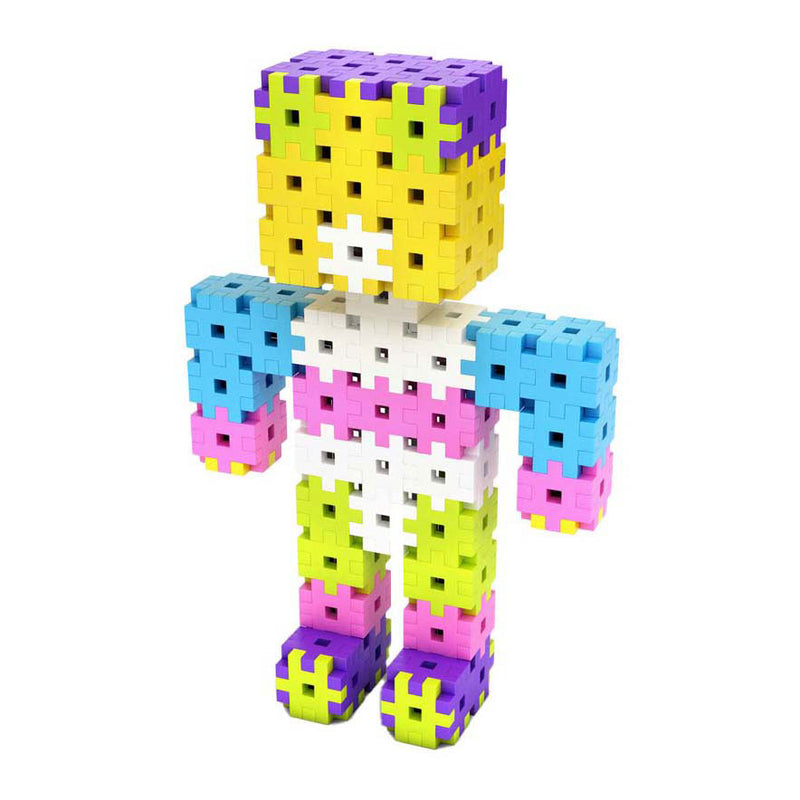 Afbeelding laden in galerijviewer, Meli basic roze bouwblokken, 150dlg.
