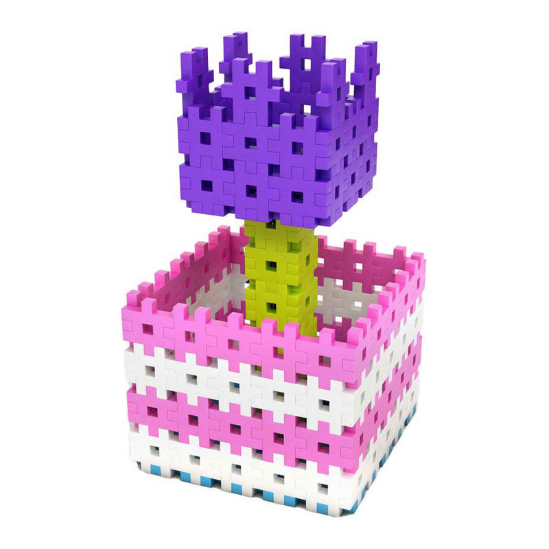 Afbeelding laden in galerijviewer, Meli basic roze bouwblokken, 300dlg.