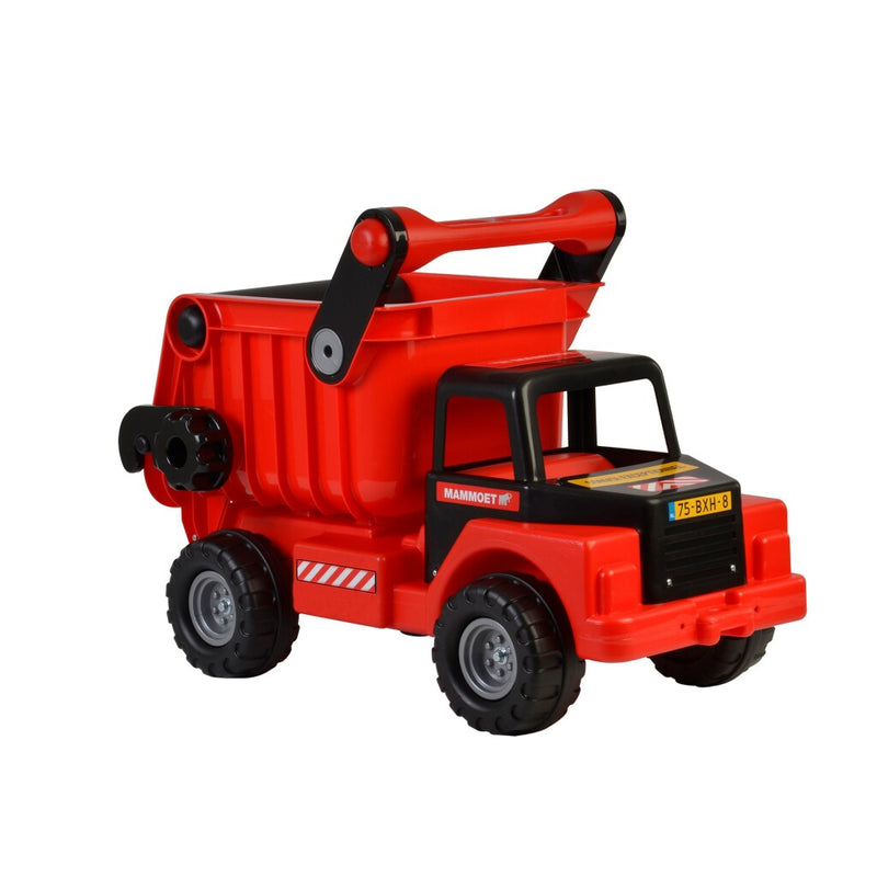 Afbeelding laden in galerijviewer, Polesie mammoet mega kiepwagen rood zwart