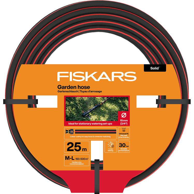 Afbeelding laden in galerijviewer, Fiskars 1074445 - solid tuinslang 25m 19mm 3 4” | 1 stuks