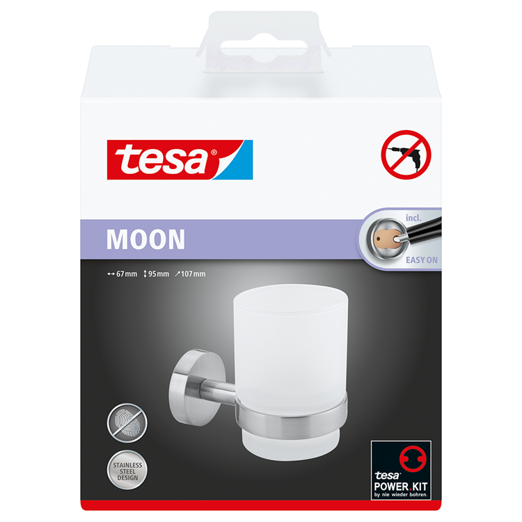 Afbeelding laden in galerijviewer, Tesa 1062569 - moon bekerhouder | 1 stuks