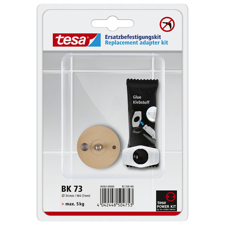Afbeelding laden in galerijviewer, Tesa 1073539 - spare adapter kit bk73 | 1 stuks