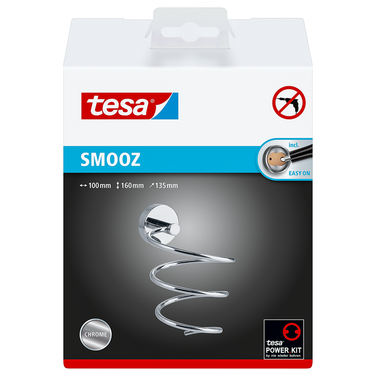Afbeelding laden in galerijviewer, Tesa 1063247 - smooz haardrogerhouder | 1 stuks