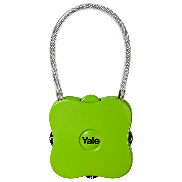 Afbeelding laden in galerijviewer, Yale 1060502 - code hangslot flex groen | 6 stuks