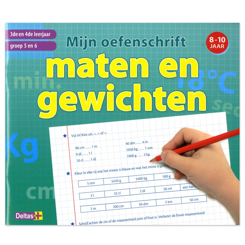 Afbeelding laden in galerijviewer, Deltas mijn oefenschrift maten en gewichten 3e en 4e leerjaar