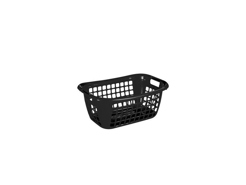 Afbeelding laden in galerijviewer, Sunware basic wasmand 35l - 55x38x22.5 cm - zwart