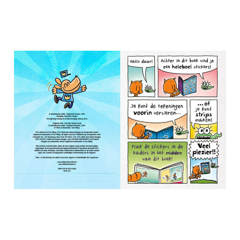 Afbeelding laden in galerijviewer, Centraal boekhuis dog man stickerboek. alle