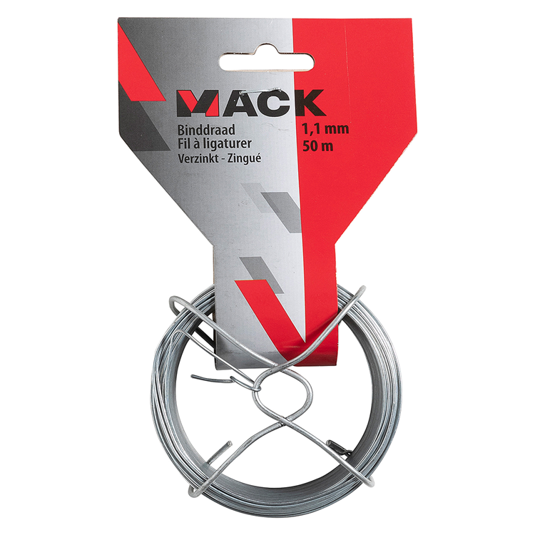 Afbeelding laden in galerijviewer, Mack 1072131 - binddraad verzinkt 1,1mm 50m type 6 | 5 stuks