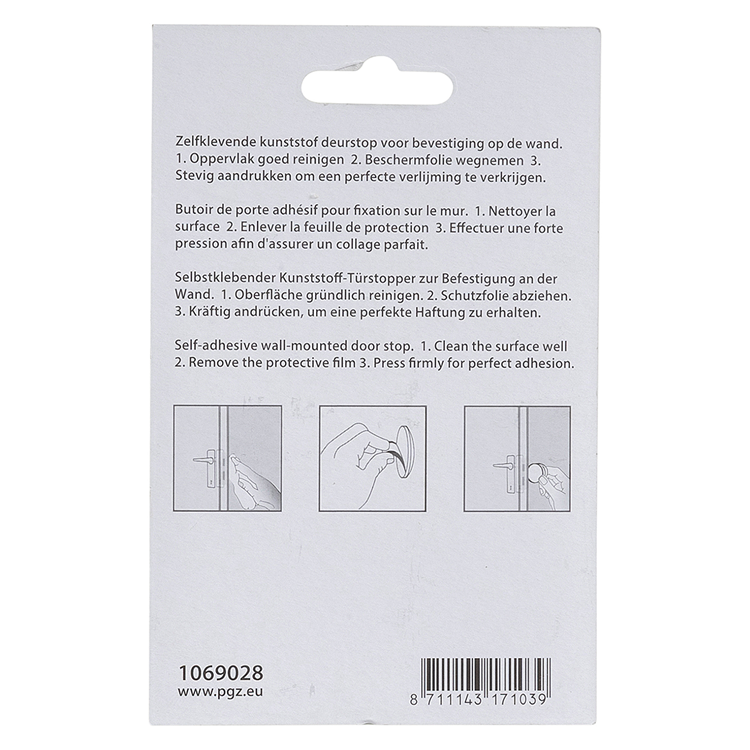 Afbeelding laden in galerijviewer, Mack 1069028 - deurstop zelfklevend zwart ø 60 mm 2 st pcs | 6 stuks