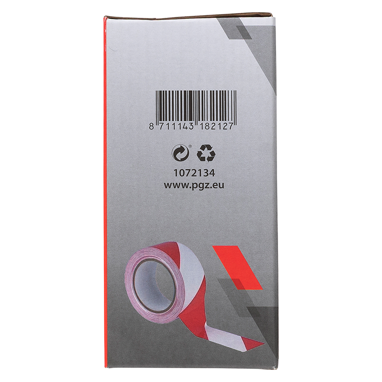 Afbeelding laden in galerijviewer, Mack 1072134 - afsperband rood wit doos 75mm x 500m - 35 micron | 3 stuks