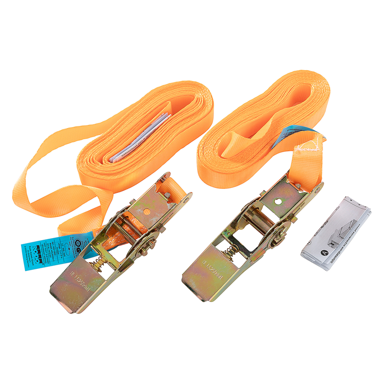 Afbeelding laden in galerijviewer, Mack 1072107 - 2 spangordels pe, ratelspanner25mm-6m max 500kg | 5 stuks