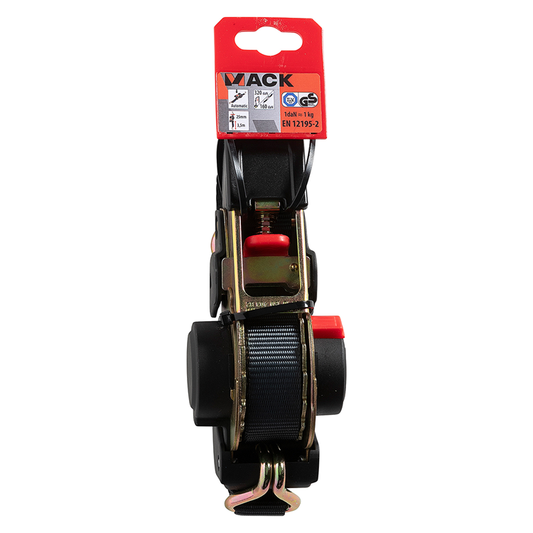 Afbeelding laden in galerijviewer, Mack 1072411 - automat.oprolbare spangordel 25mm - 3,5m | 3 stuks